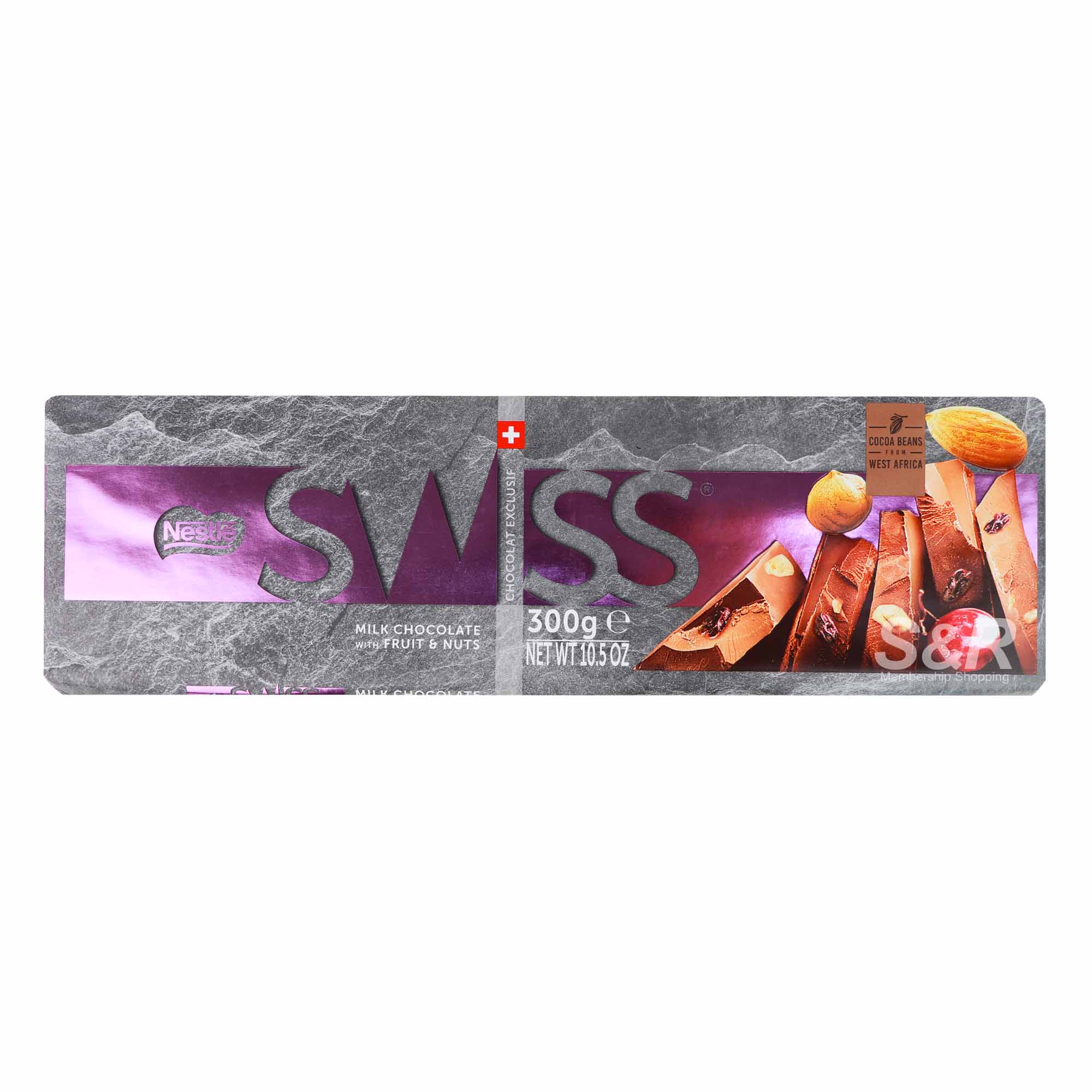 Nestle Swiss Milk Chocolate with Fruit & Nuts 300g